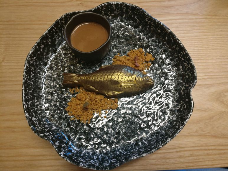 Ресторан Hunt Рубинштейна Золотая рыбка десерт