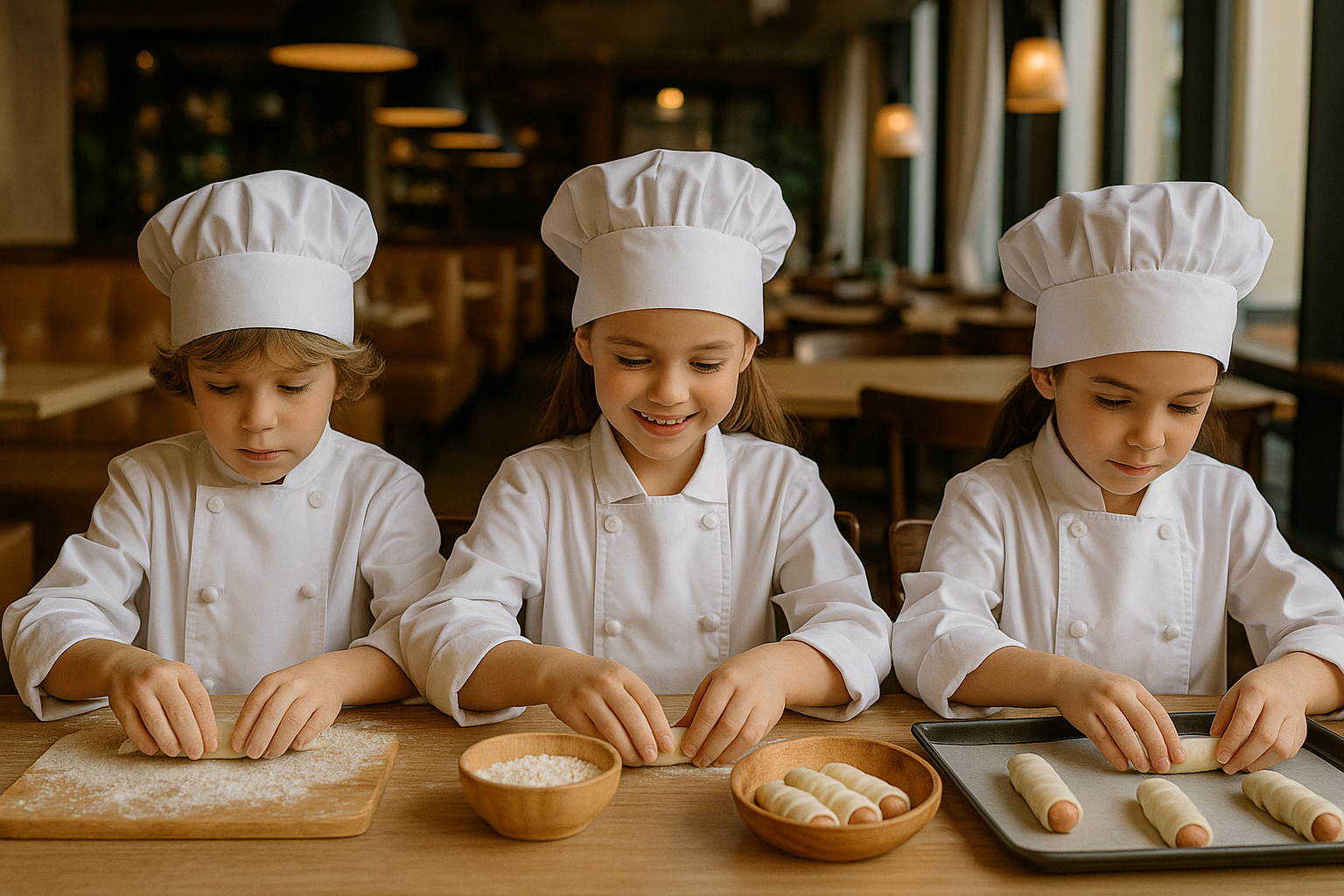 Кулинарный мастер-класс «Озорные поварята» - фотография № 1