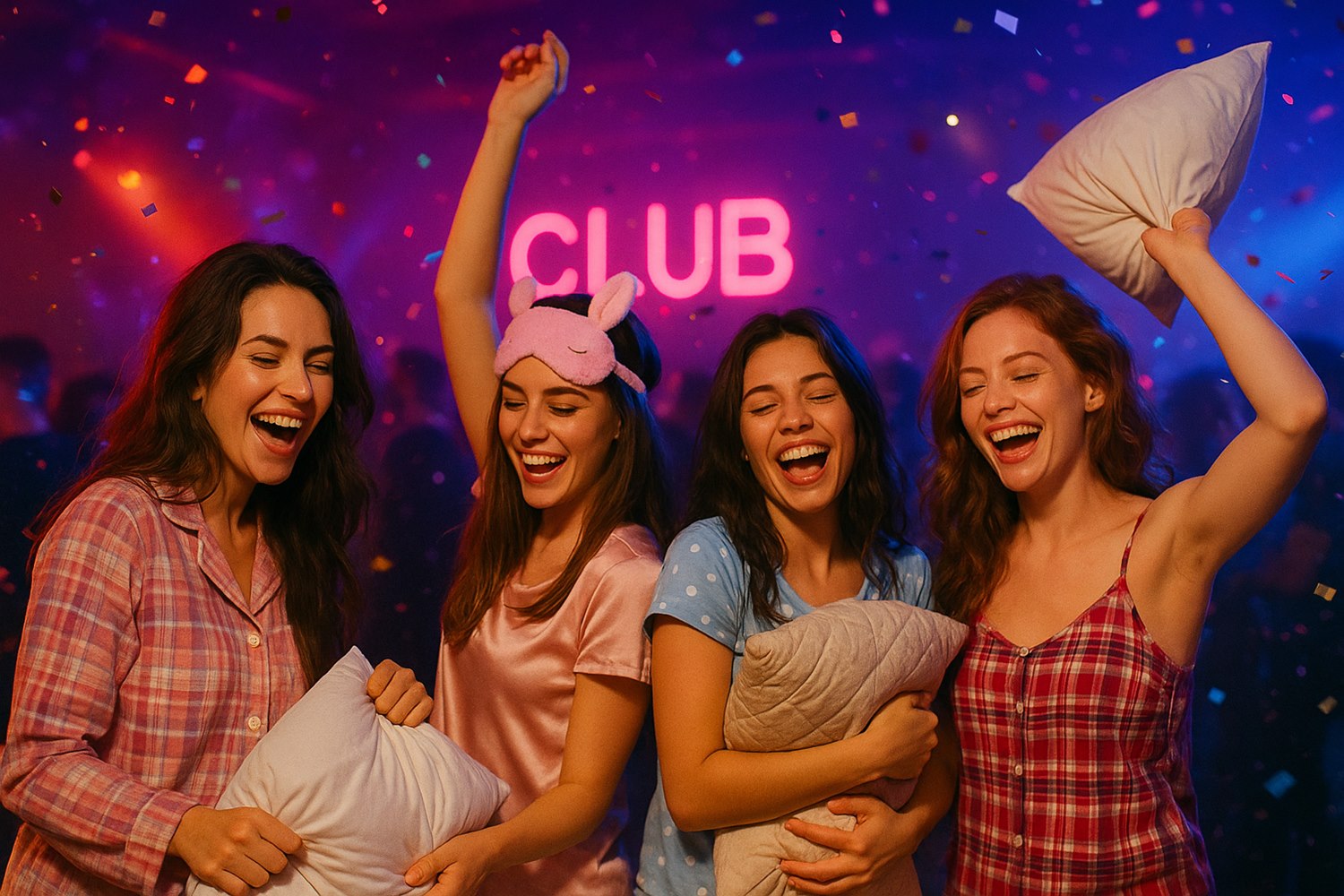 Пижамная ретро-вечеринка - фотография № 1