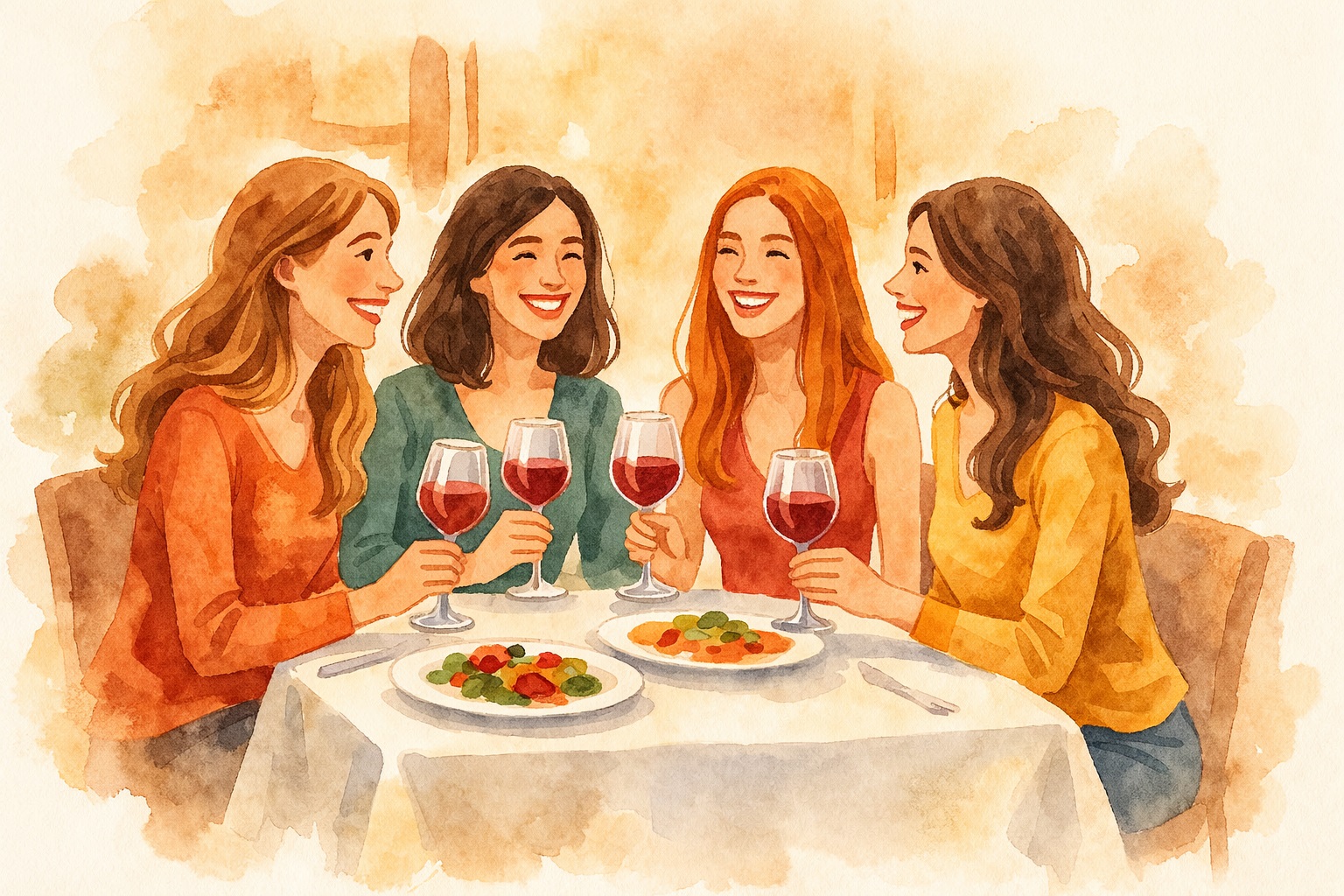 -50% скидки женским компаниям по четвергам в ресторане «Этаж 41» - фотография № 1