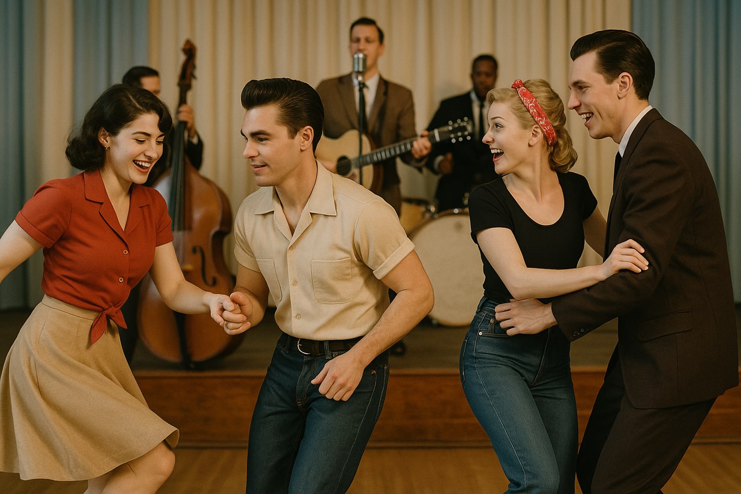 Рок-н-ролльная вечеринка - фотография № 1