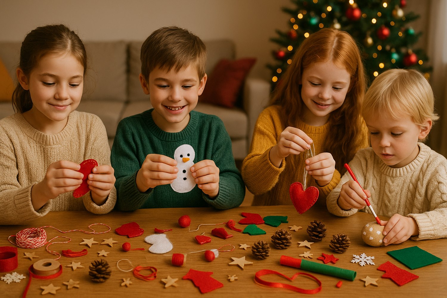 Создаём новогодние украшения для ёлки - фотография № 1