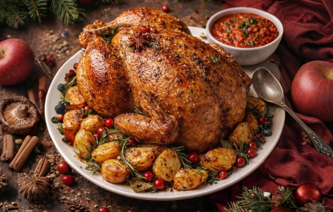 Похмельный рамен и рождественская индейка в La Vue - фотография № 2