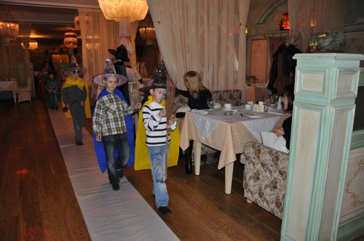 Детский праздник Halloween в ресторане «Абрикос»