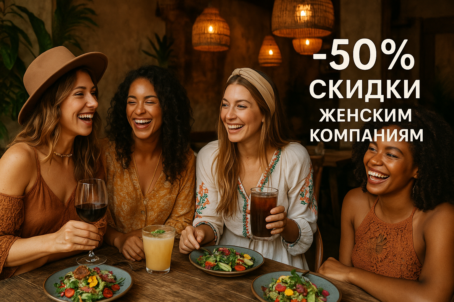 -50% скидки женским компаниям по вторникам и четвергам в DelMar - фотография № 1