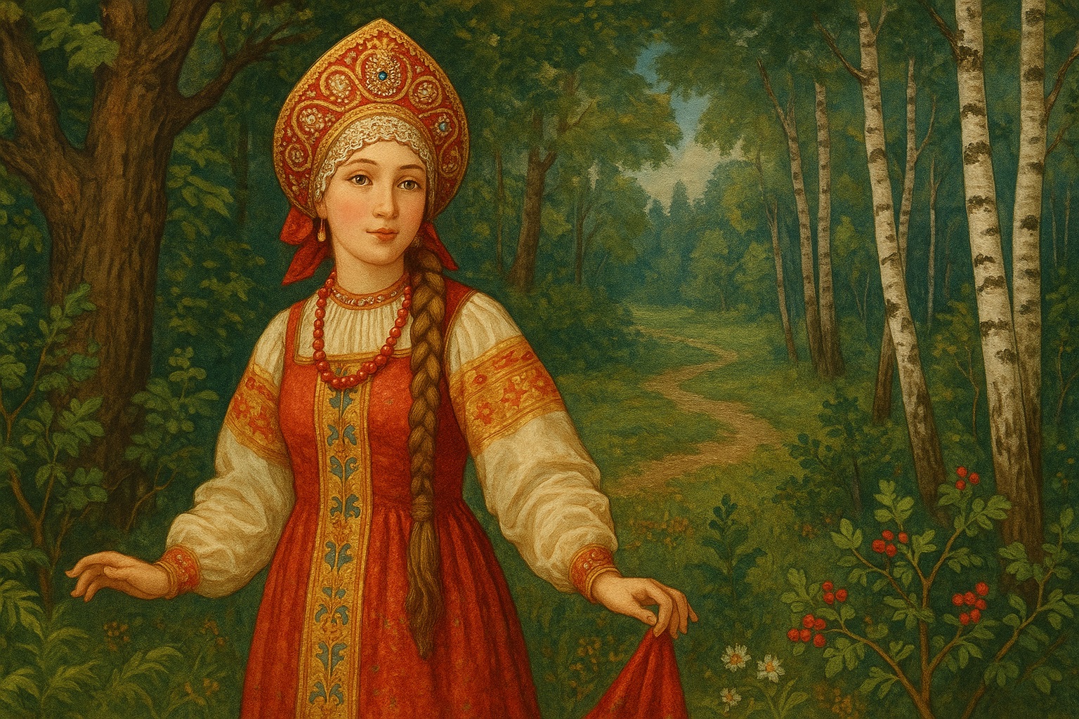 Погружение в русскую сказку: творческий мастер-класс с вином от Russian Girl - фотография № 1