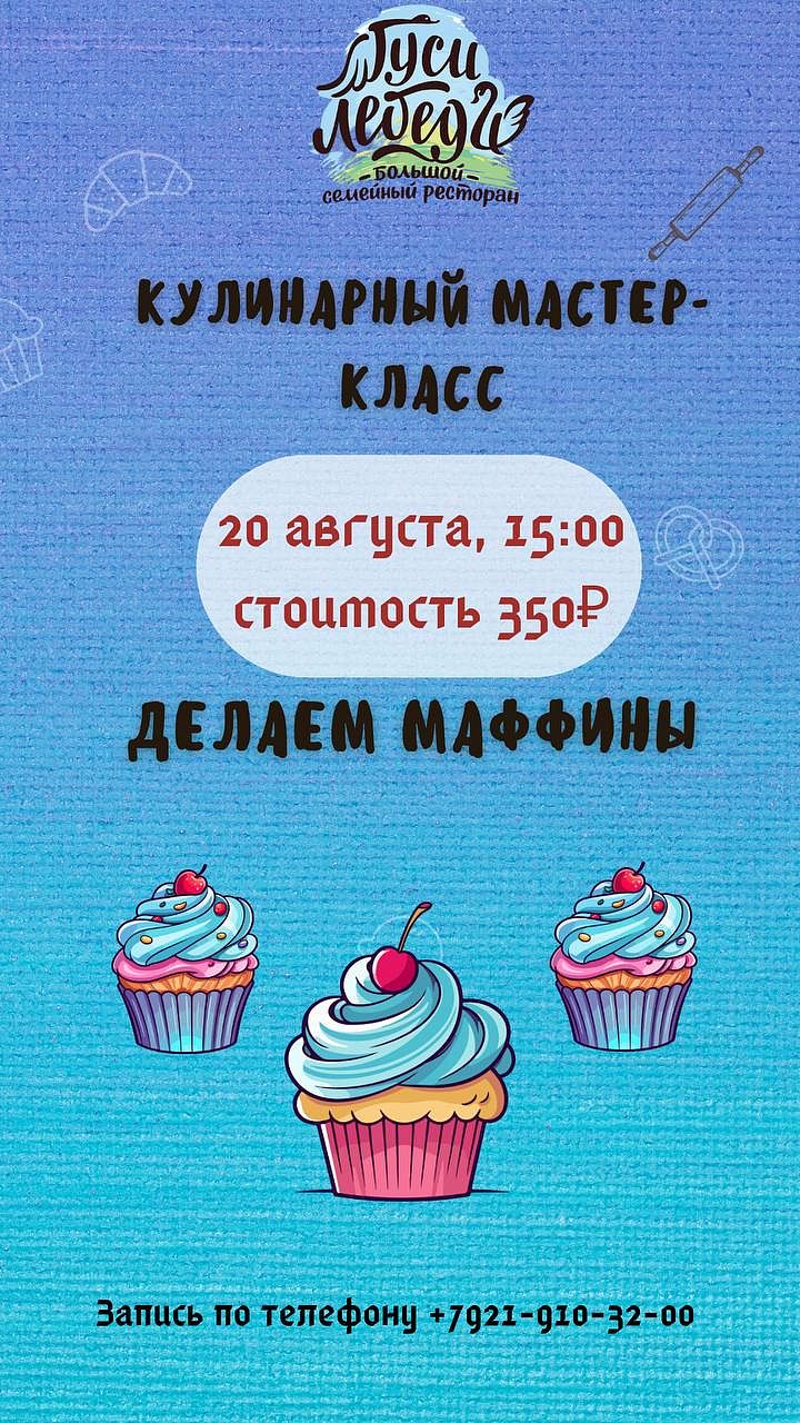 Мастер-класс по приготовлению маффинов - фотография № 1