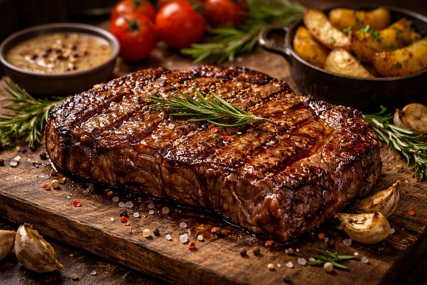 -50% скидки на стейки по вторникам в ресторане «Парк»