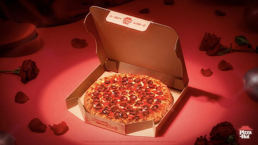 День святого Валентина День всех влюбленных 14 февраля пицца