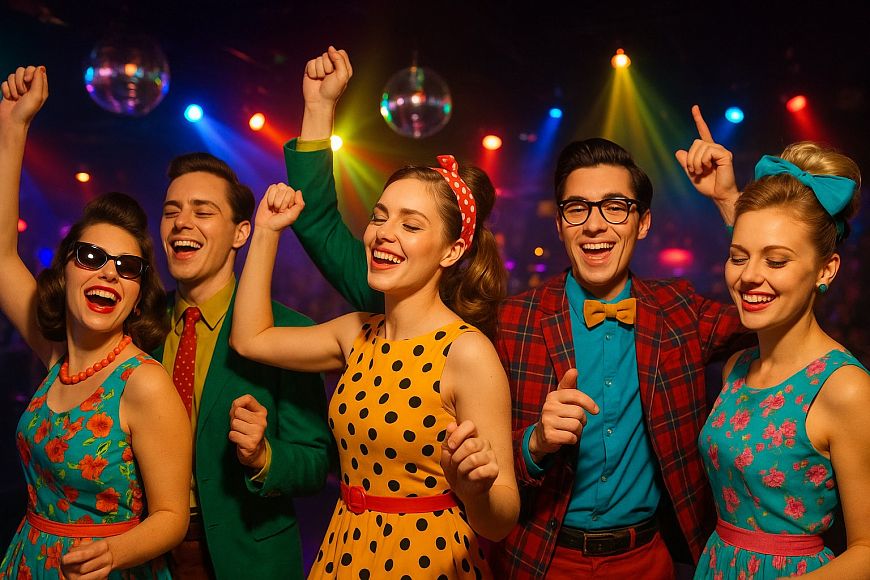 Предновогодняя «Стиляги Пати» с арт-группой Кстати!