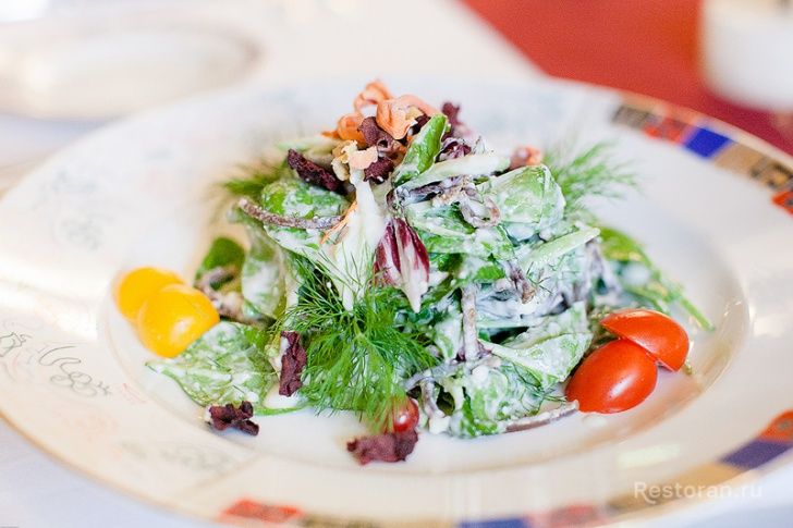 Салат с бастурмой и сливочным соусом от ресторана Эривань - фотография № 18