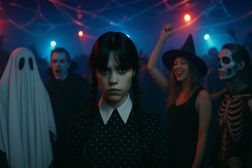 Хэллоуин «Бал с Уэнсдэй»