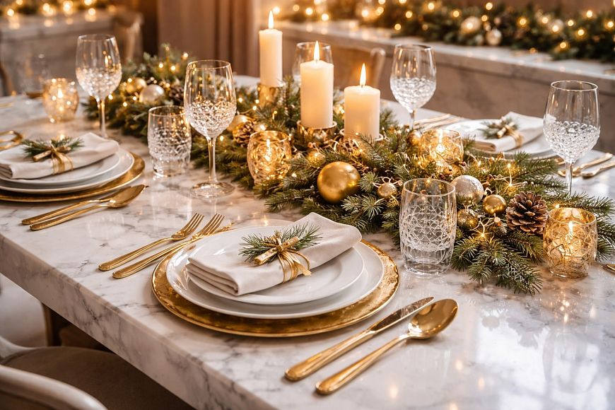 Рождественский шведский стол