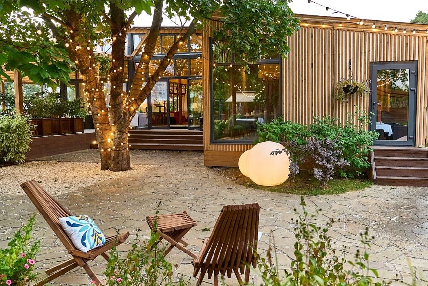 Лазертаг на летней площадке