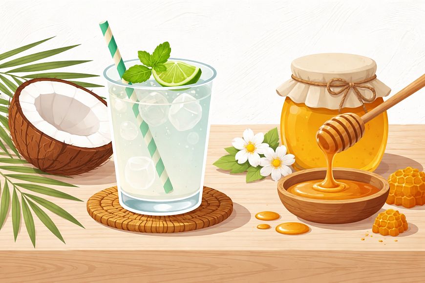 Что добавить к кокосовой воде, чтобы сделать ее еще полезнее