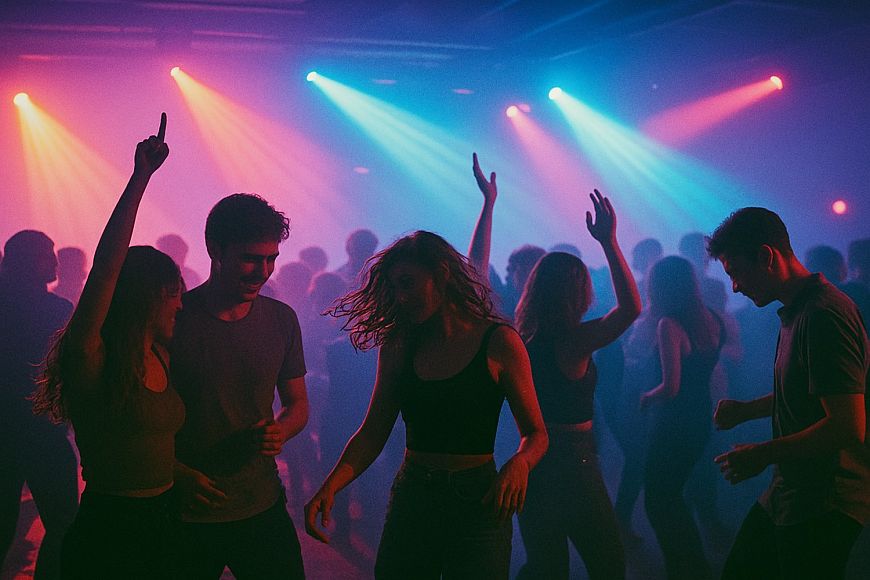 Ночь. Jagger. Танцы с кавер-группой CifyFunk