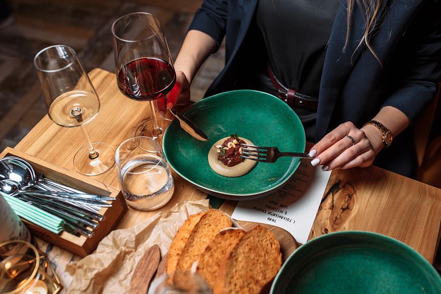 винный ресторан Wine Gogh блюда авторской кухни эногастроноическая кухня вино