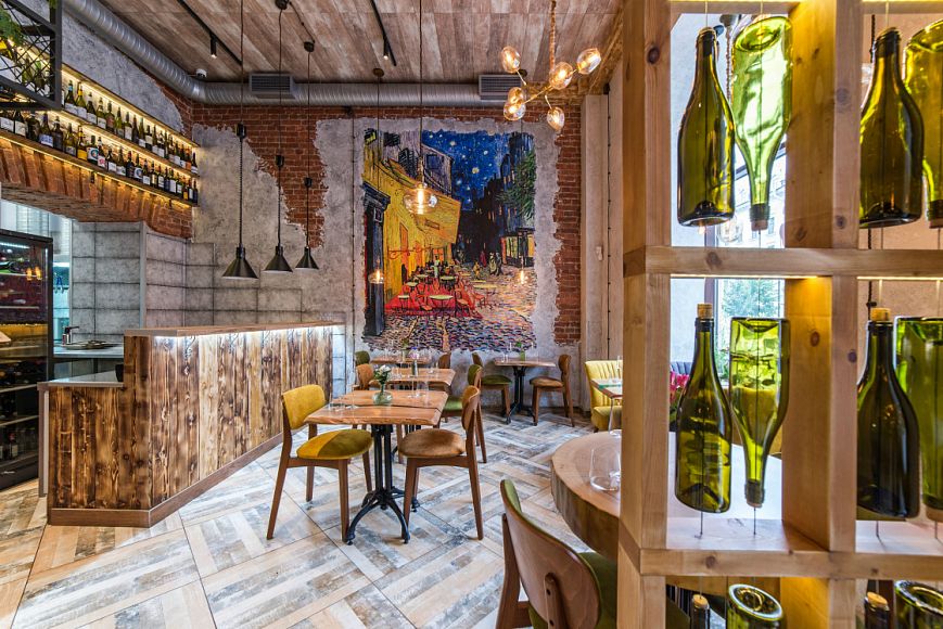 винный ресторан Wine Gogh блюда авторской кухни эногастроноическая кухня вино