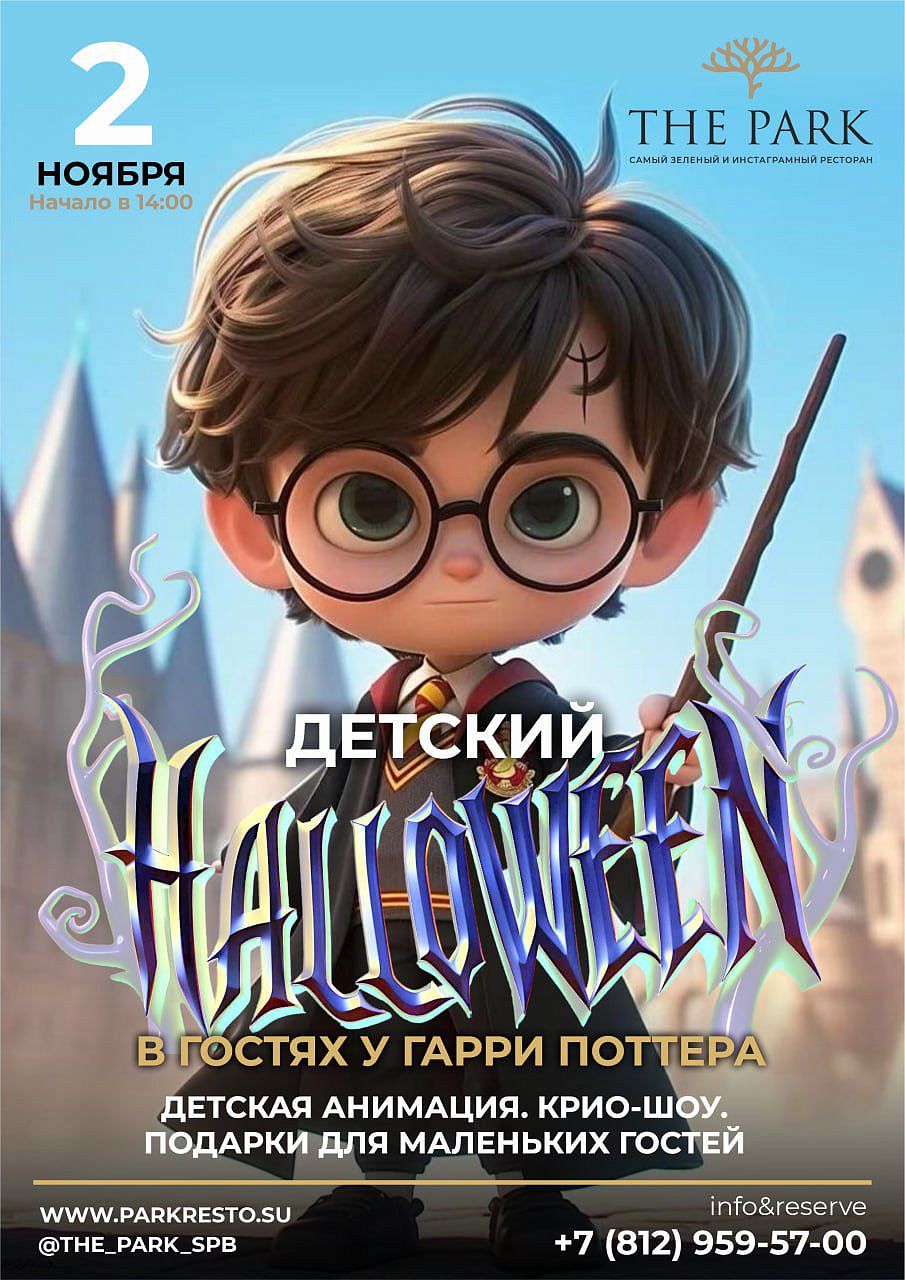 Детский Хэллоуин «В гостях у Гарри Поттера» - фотография № 1