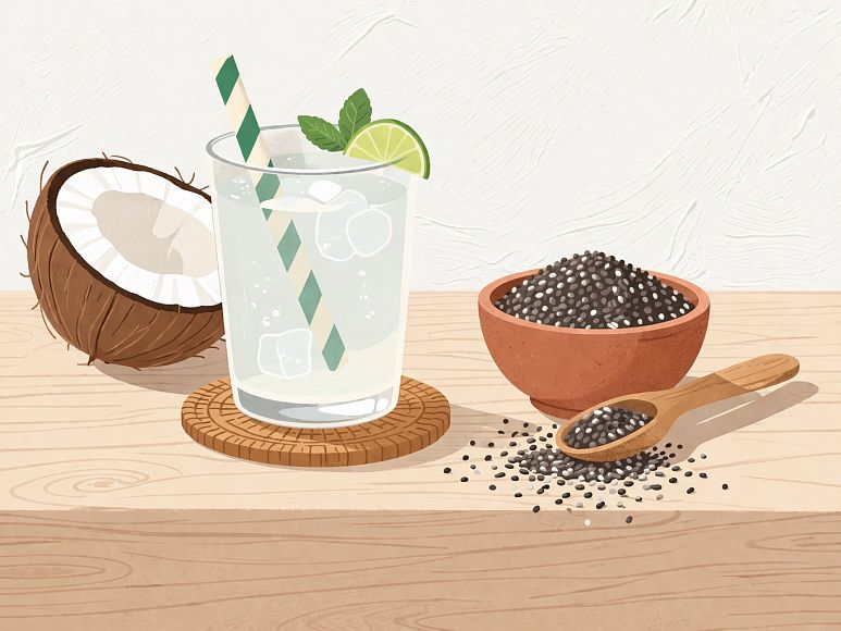 Что добавить к кокосовой воде, чтобы сделать ее еще полезнее