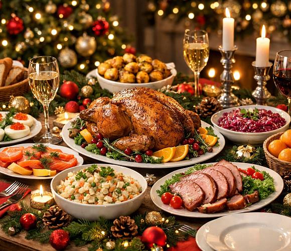 Доставка к новогоднему столу