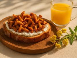 Сезон лисичек в ресторанах Ginza Project