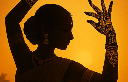 Сарод, индийские танцы и мехенди