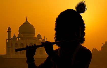 Флейта-шоу и индийские танцы