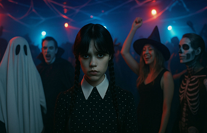 Хэллоуин «Бал с Уэнсдэй»