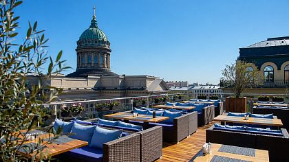 Летняя веранда в ресторане Терраса (Гинза Проджект / Ginza Project)